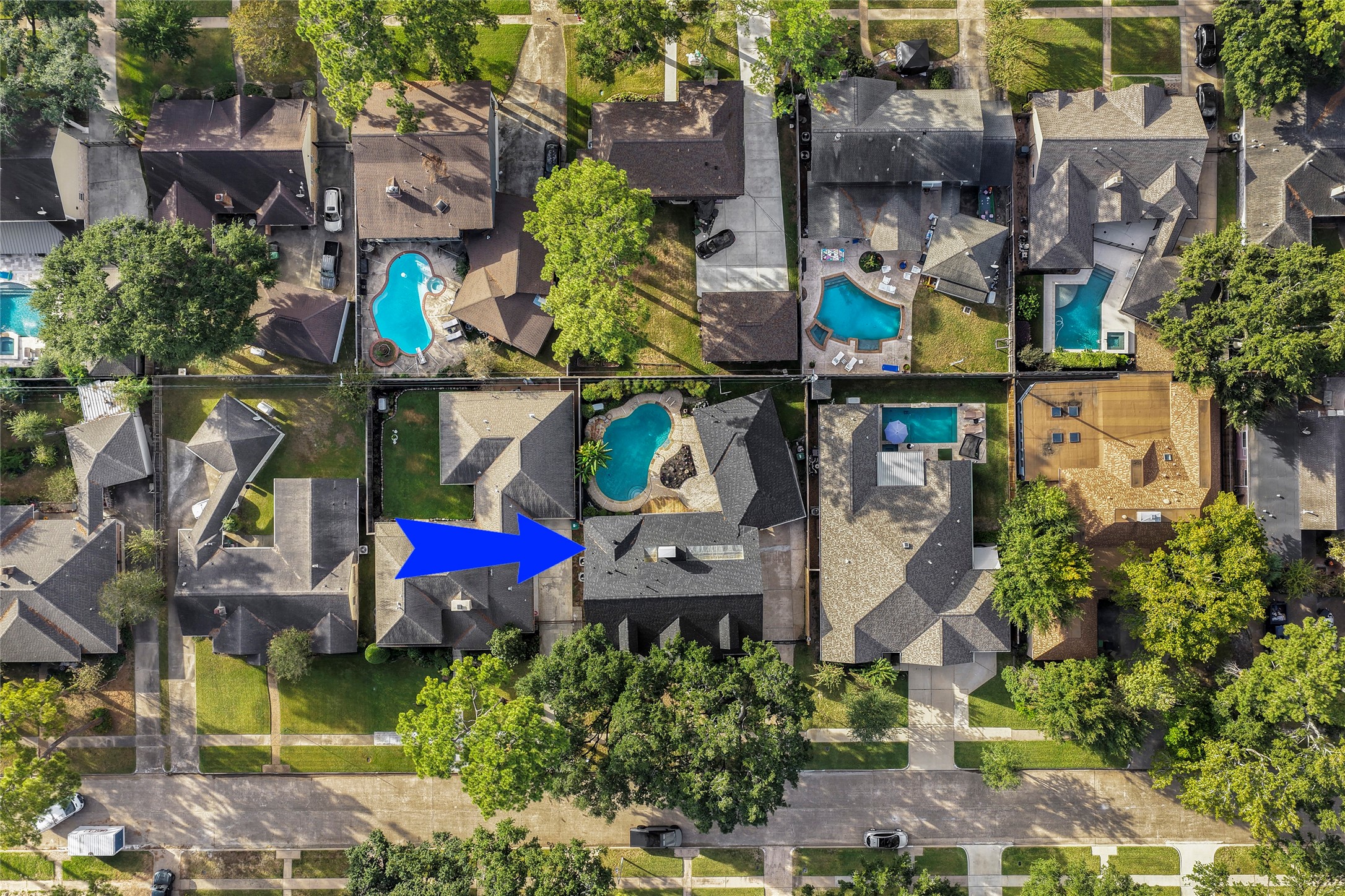Aerial View of the neighborhood