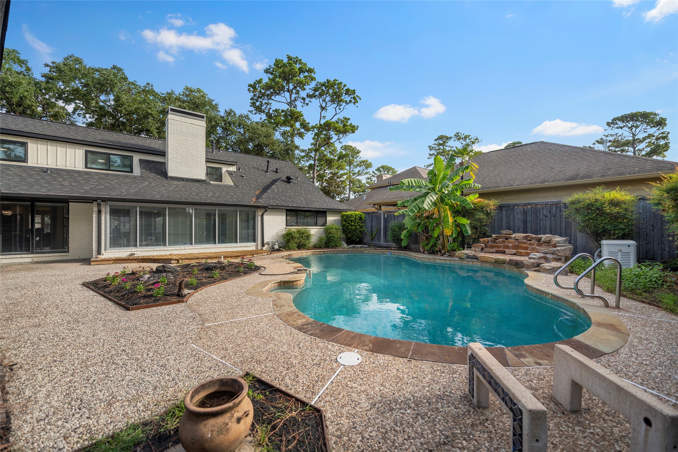Backyard with Swimming Pool
