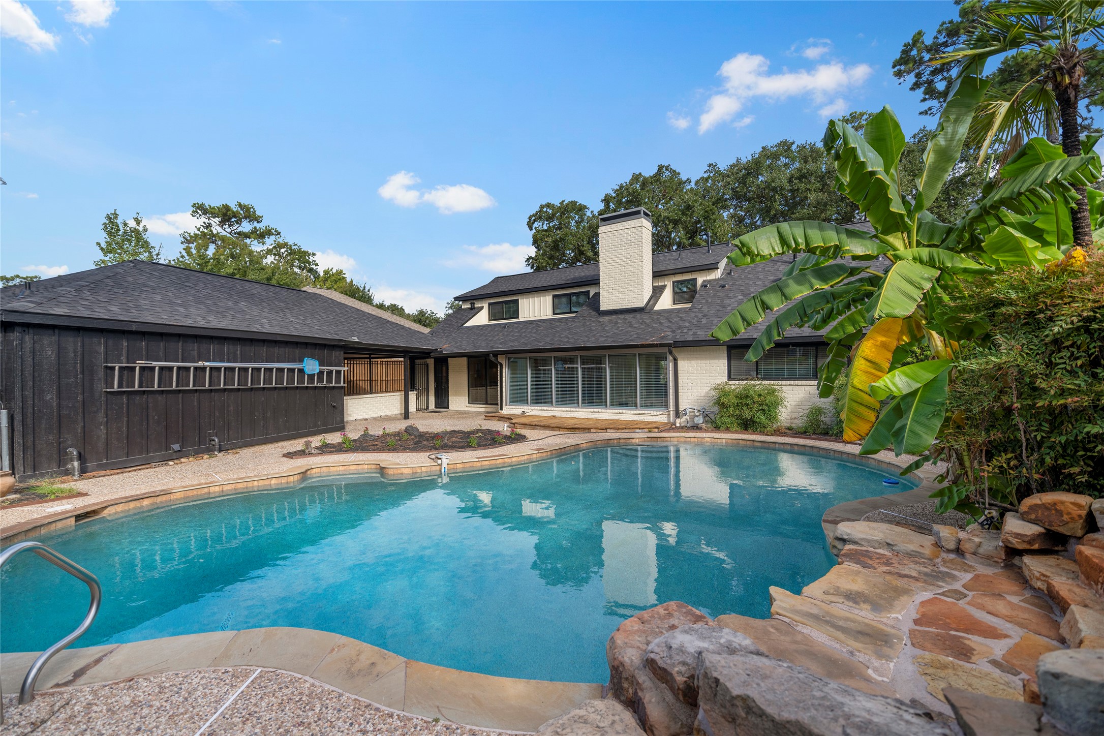 Backyard with Swimming Pool