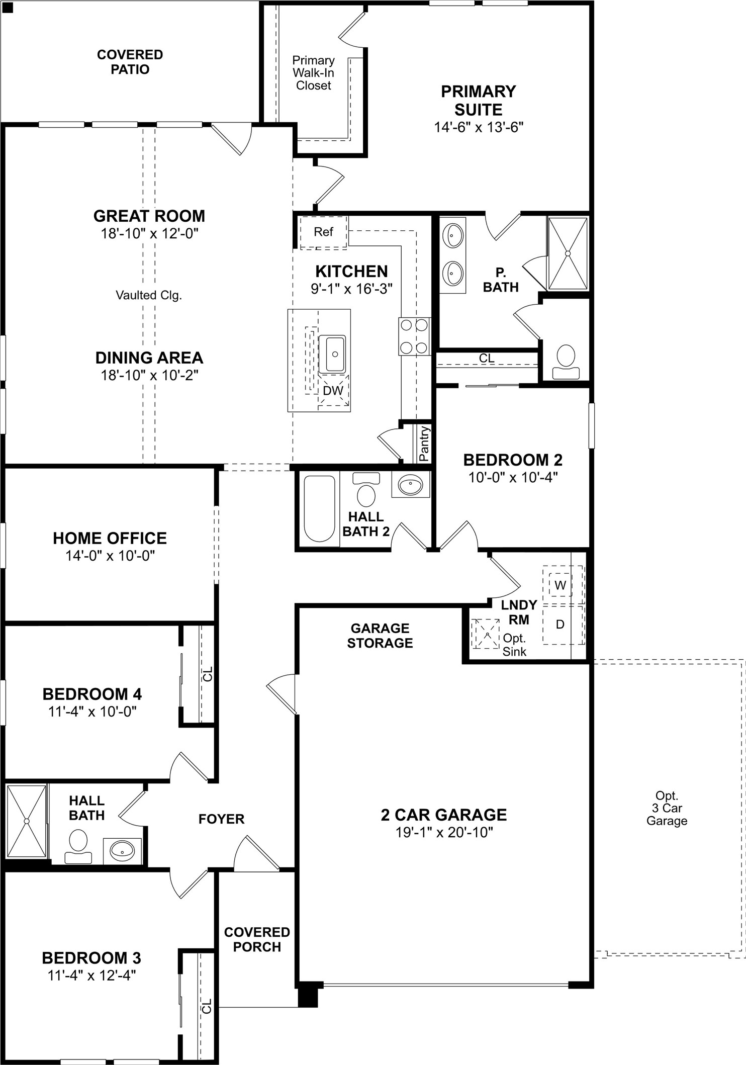 The Passionflower II floor plan by K. Hovnanian Homes. 1st Floor shown. *Prices, plans, dimensions, features, specifications, materials, and availability of homes or communities are subject to change without notice or obligation.