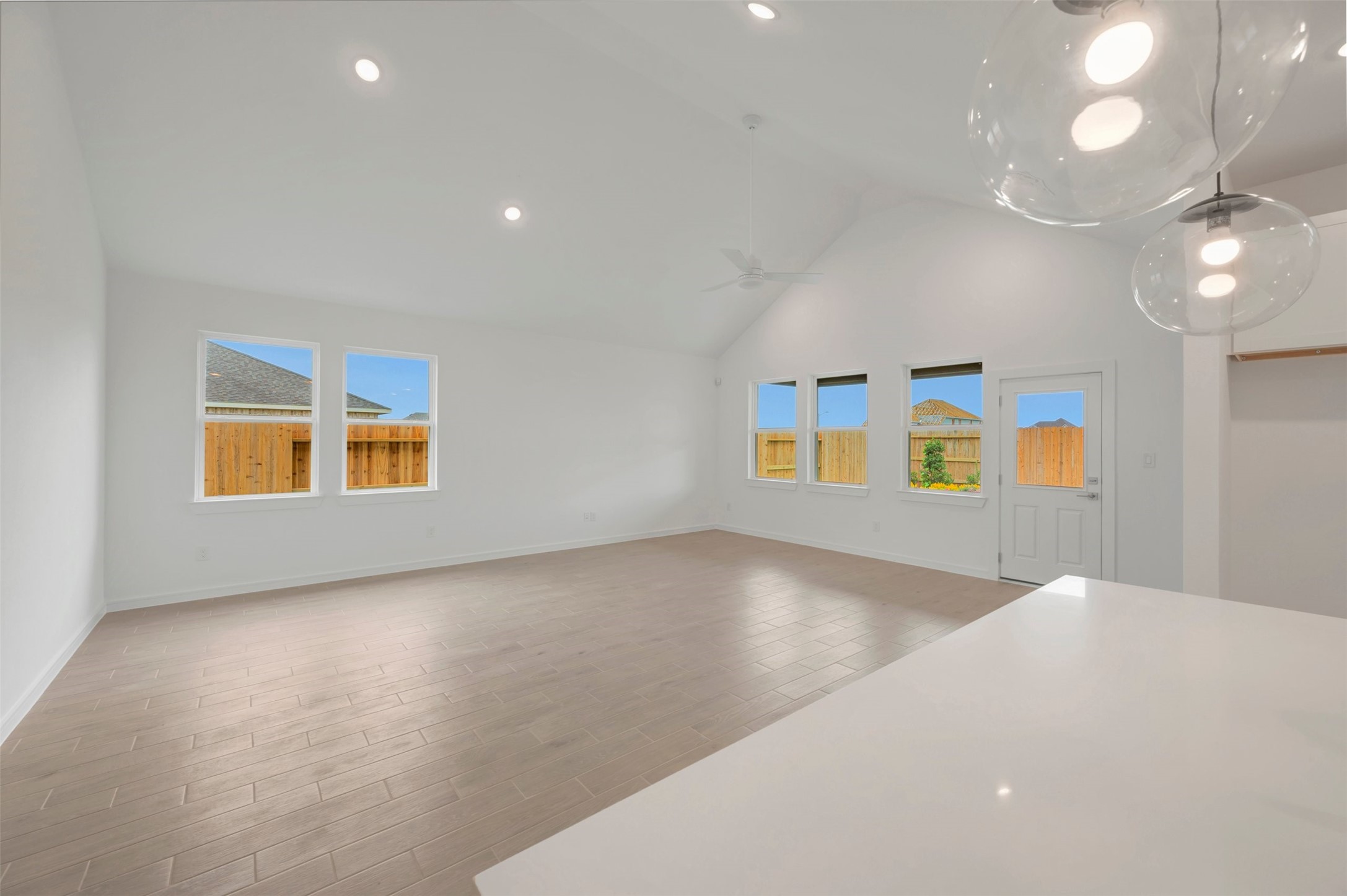 Bright and airy living area Bright and airy living area