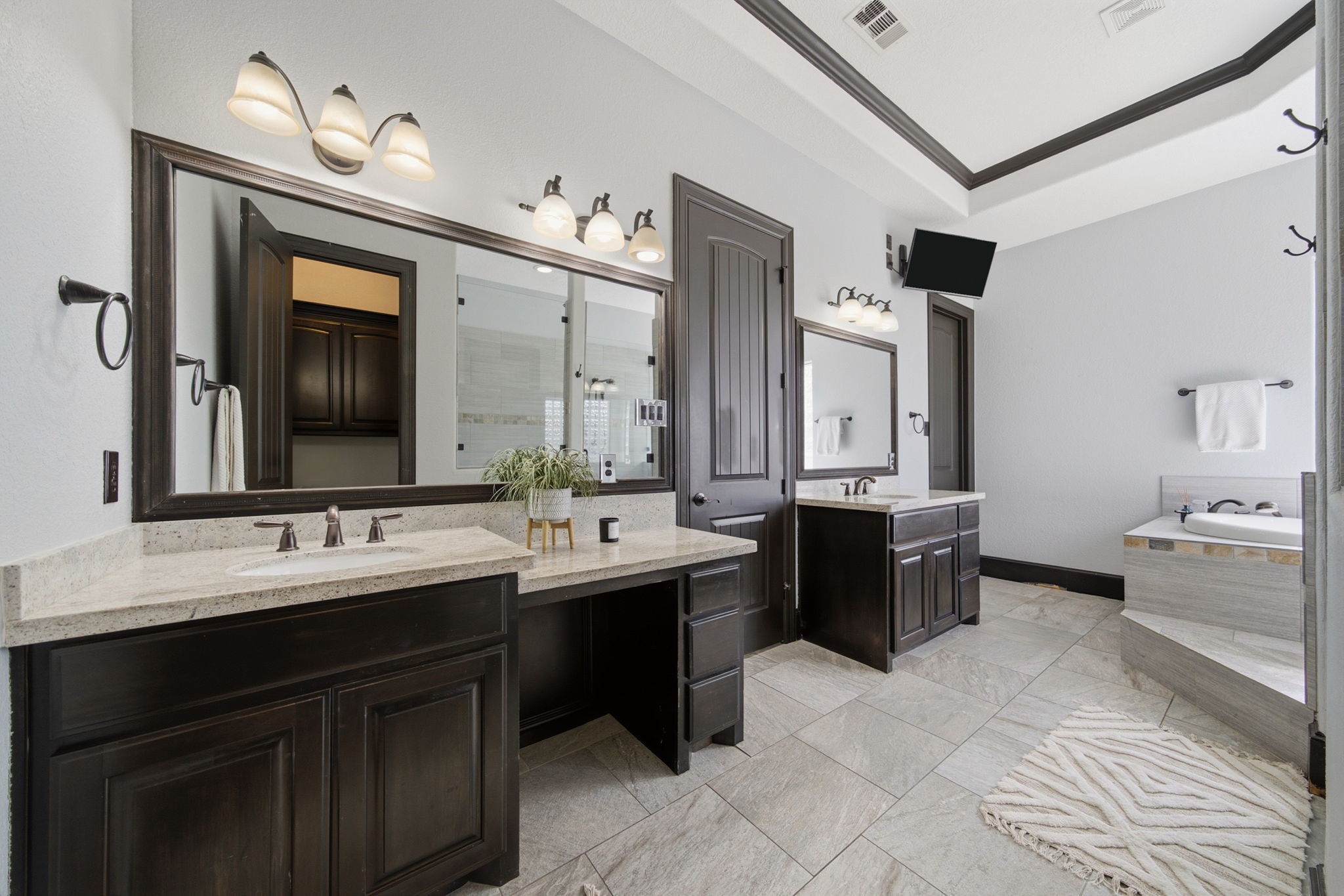 A spa-inspired primary bath creates a relaxing retreat for your daily routine.