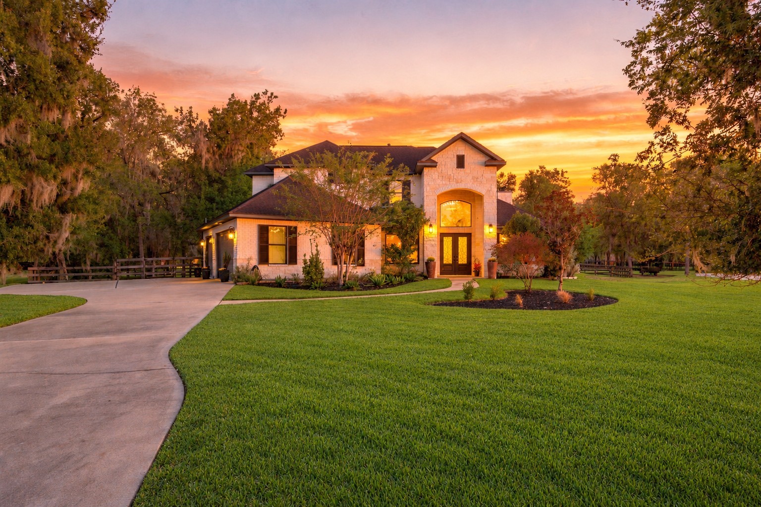 Set on a picturesque, wooded one-acre cul-de-sac lot in Weston Lakes, this impressive home offers four bedrooms, three full baths, two half baths, and a three-car garage. Set on a picturesque, wooded one-acre cul-de-sac lot in Weston Lakes, this impressive home offers four bedrooms, three full baths, two half baths, and a three-car garage.