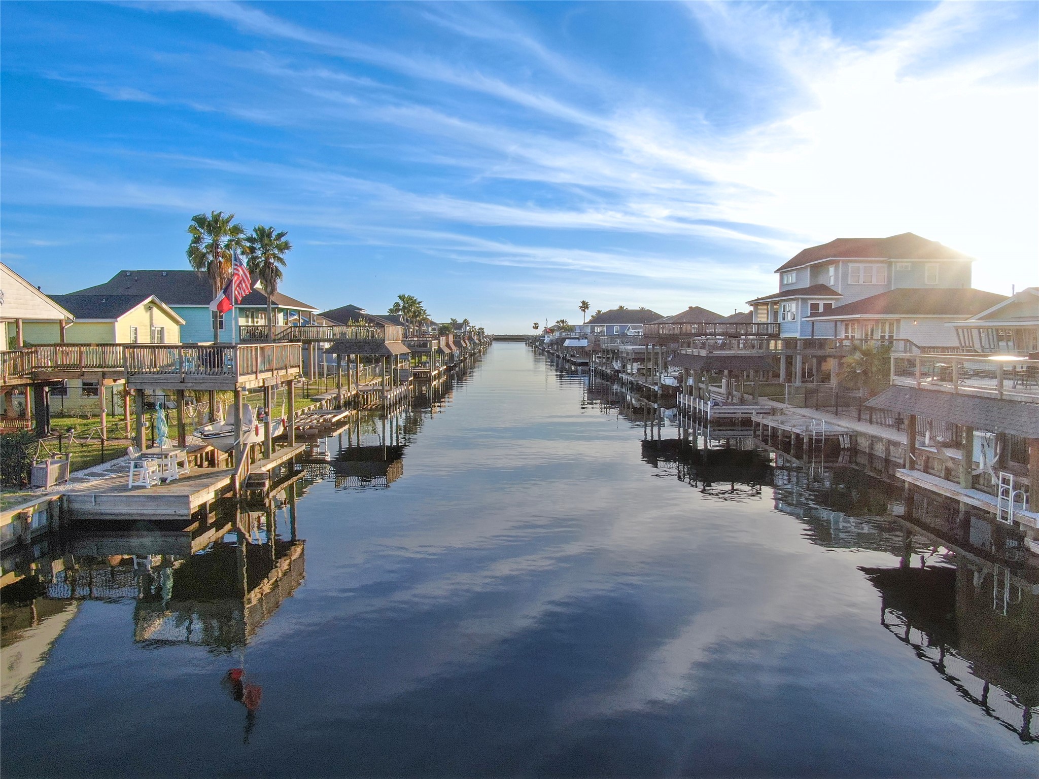View down the canal
