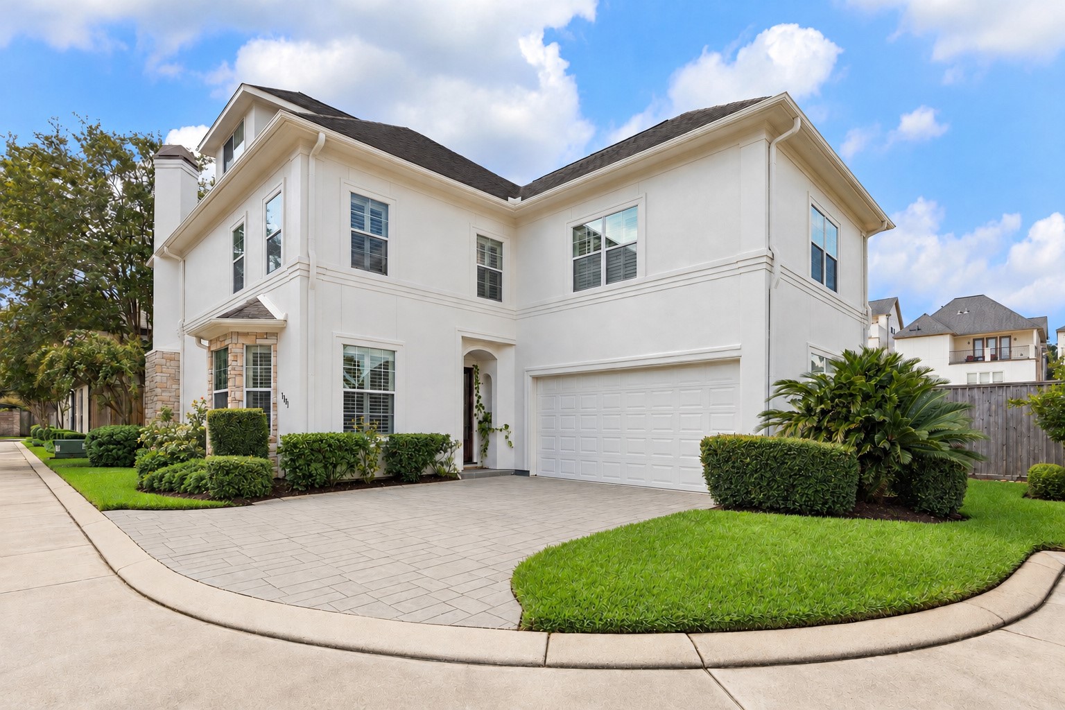 Wonderful lock & leave home nestled in desirable Hunters Cove in Spring Branch! Zoned to sought-after Hunter's Creek Elementary & Memorial High!Situated on a cul-de-sac lot, this beautiful home offers timeless curb appeal, arched entry & double-wide driveway leading to attached 2-car garage. Exterior repainted Aug. '26! 3 HVACs (1st & 2nd floors '24 & '25) & whole-house water softener '21. (Photo virtually enhanced). Wonderful lock & leave home nestled in desirable Hunters Cove in Spring Branch! Zoned to sought-after Hunter's Creek Elementary & Memorial High!Situated on a cul-de-sac lot, this beautiful home offers timeless curb appeal, arched entry & double-wide driveway leading to attached 2-car garage. Exterior repainted Aug. '26! 3 HVACs (1st & 2nd floors '24 & '25) & whole-house water softener '21. (Photo virtually enhanced).