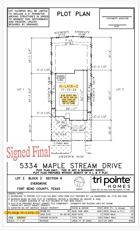 5334 Maple Stream Drive, Richmond, TX 77406 5334 Maple Stream Drive, Richmond, TX 77406