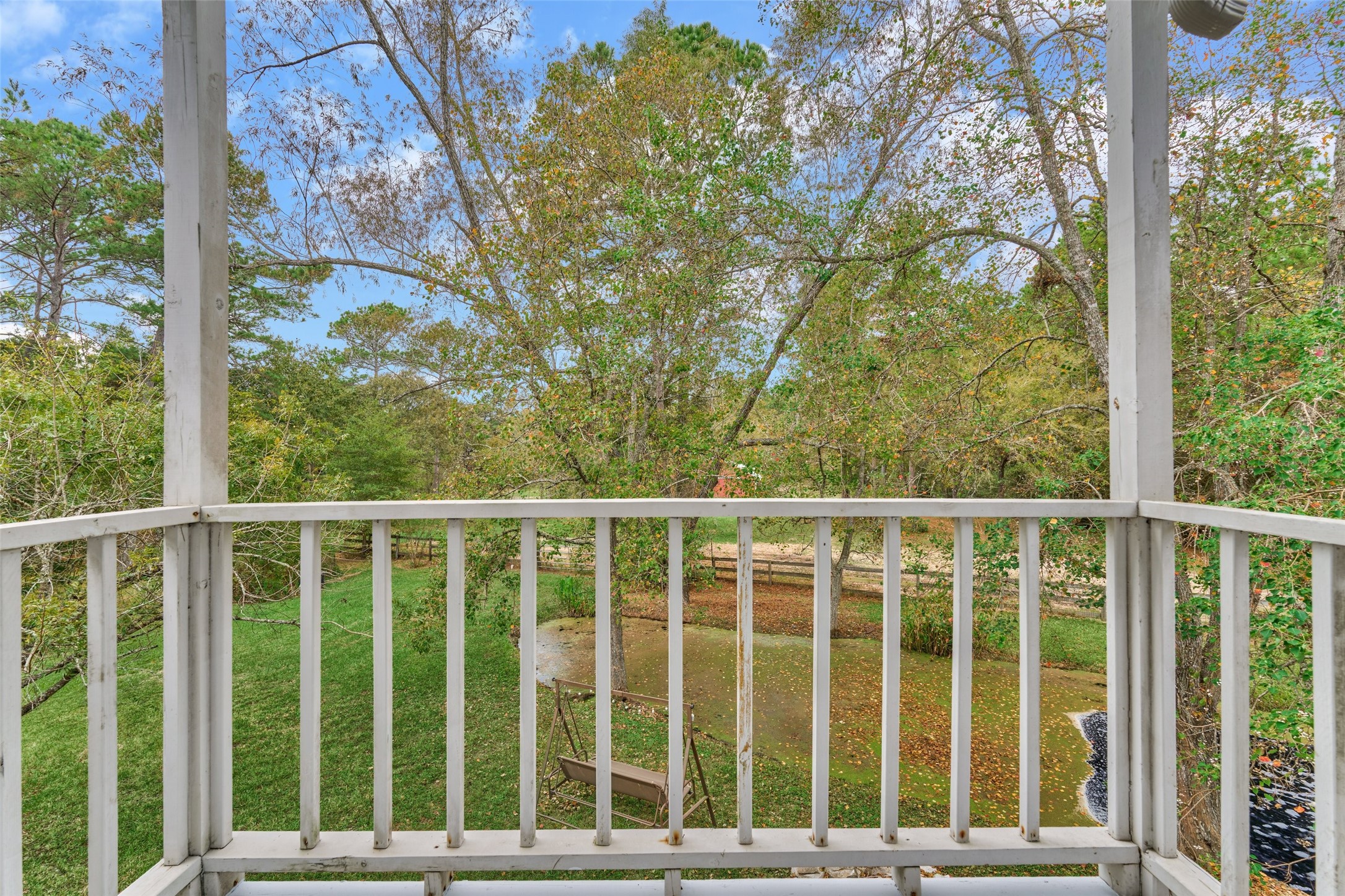View from one of the balconies