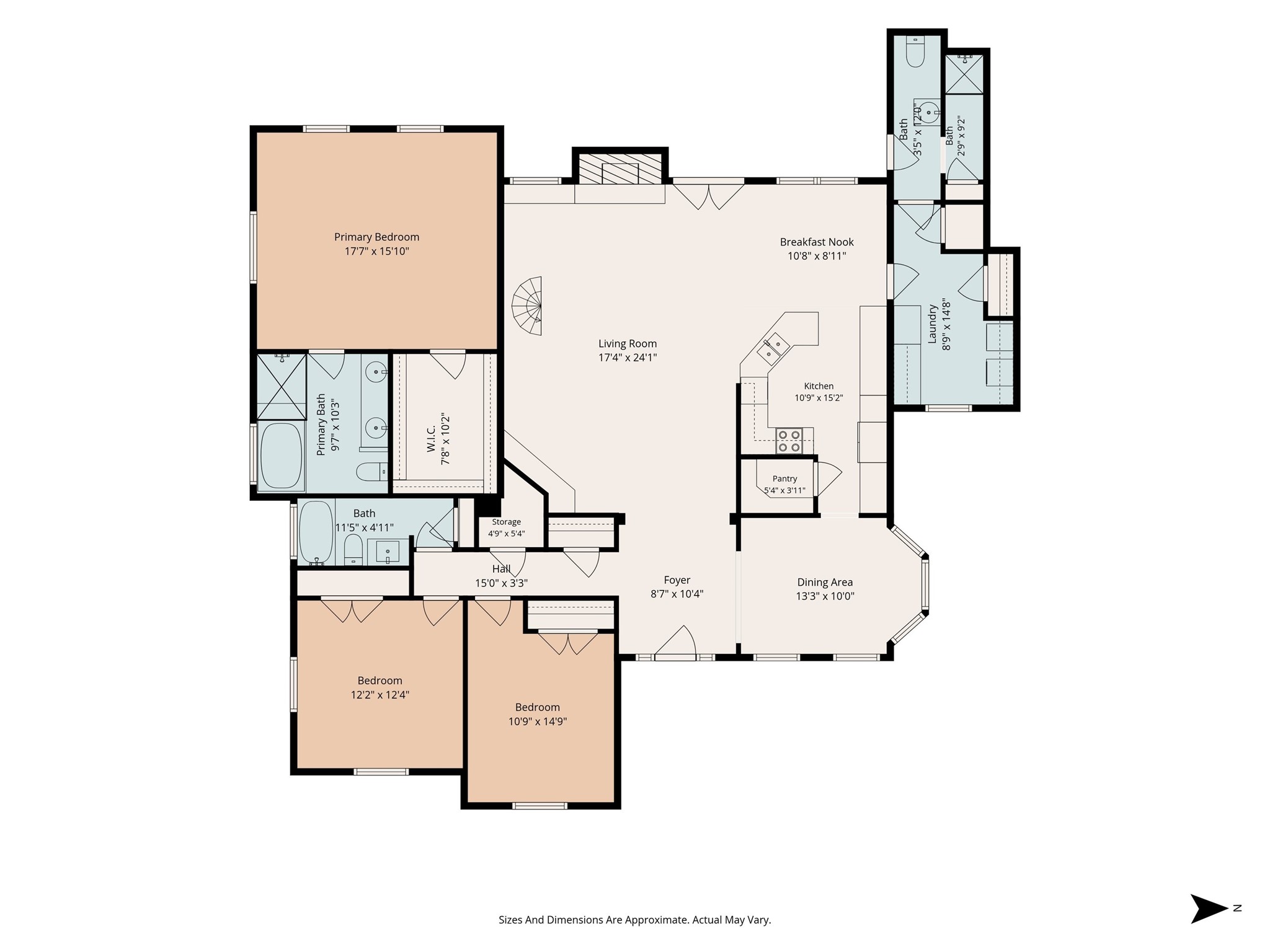 Floor plan not including additional wrap around porch and back covered porch