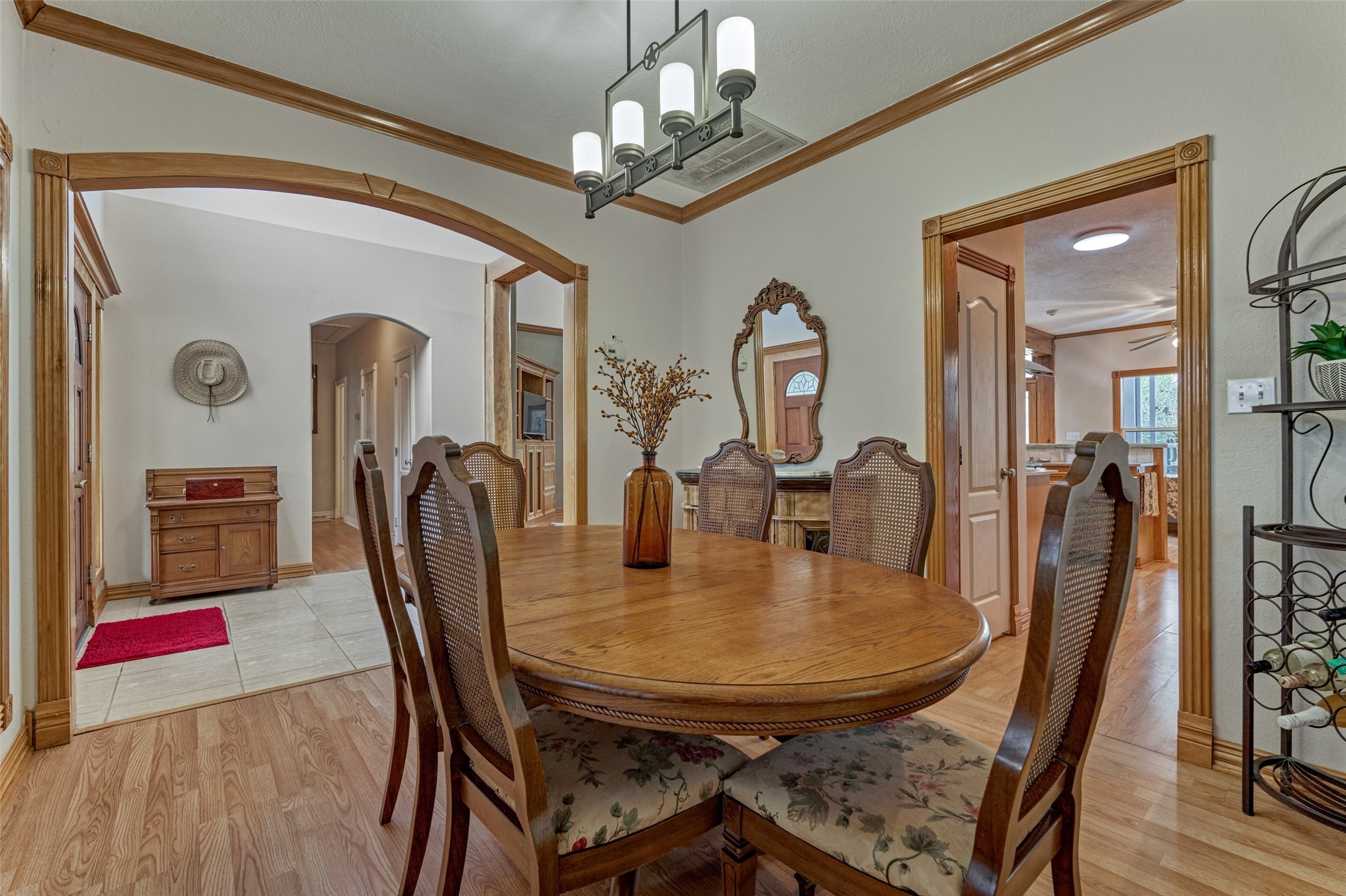 Large formal dining room