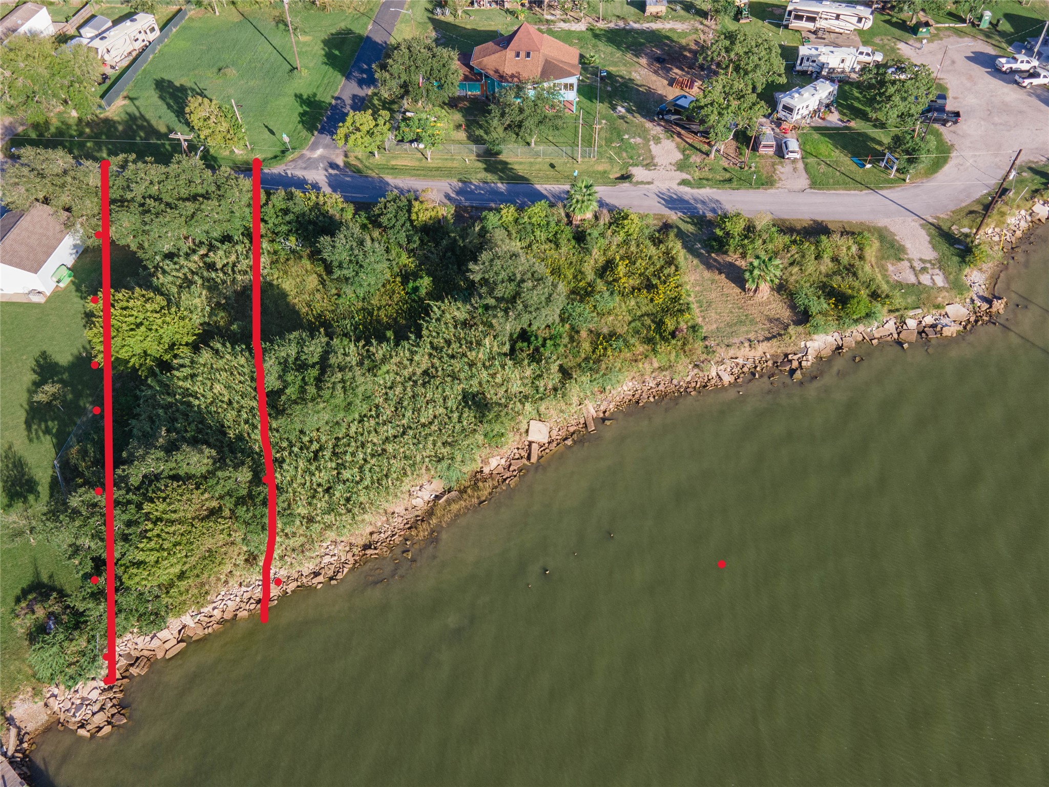 This photo is just a line drawing to show approx where lot 2 is This photo is just a line drawing to show approx where lot 2 is