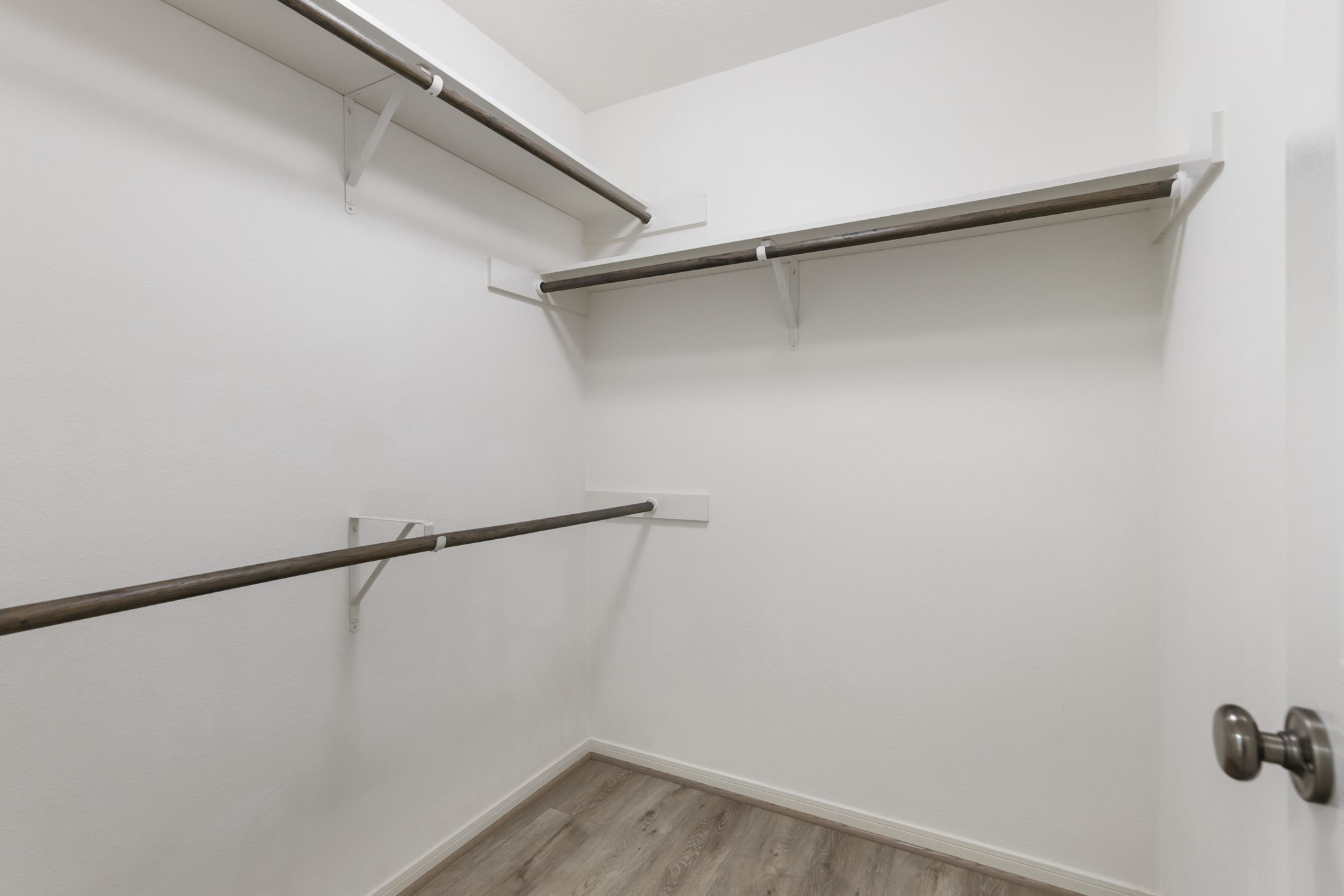 Spacious closet.