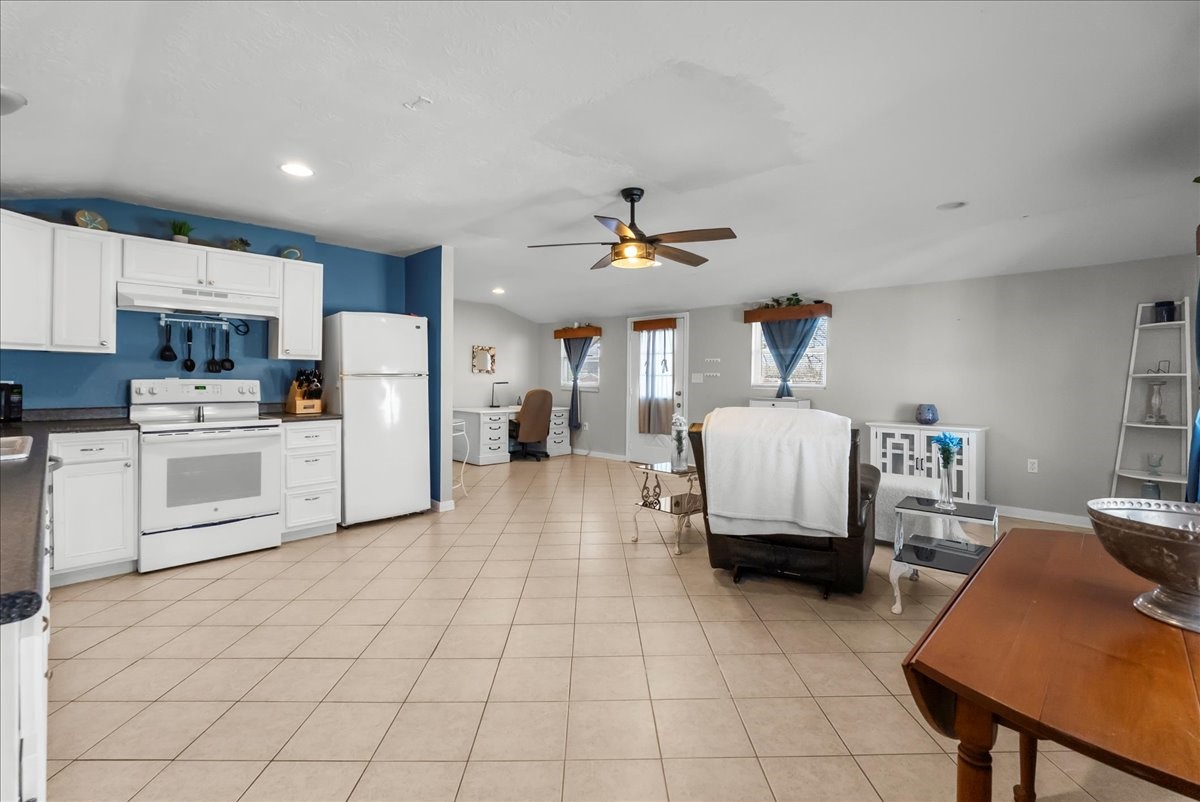 Large kitchen open to living room Large kitchen open to living room