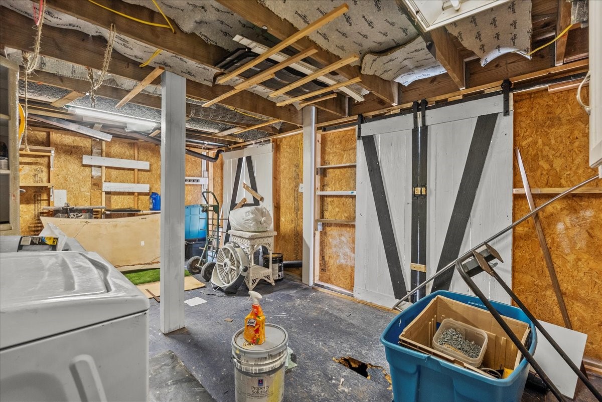Downstairs utility room