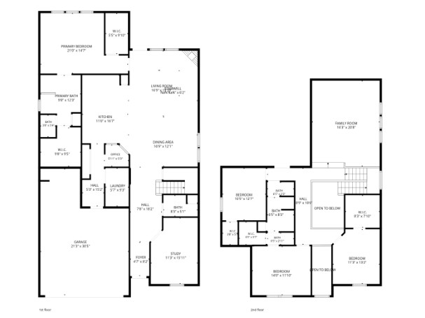 One of the largest plans offered by Pulte when built.