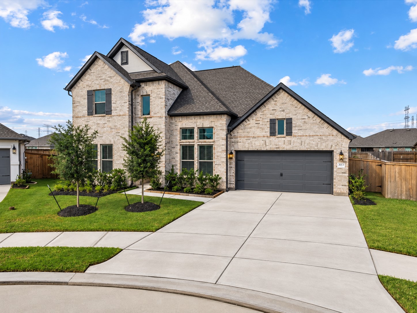 Stunning two-story home situated on a spacious 0.25-acre cul-de-sac lot