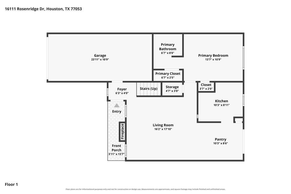 16111 Rosenridge Drive, Houston, TX 77053