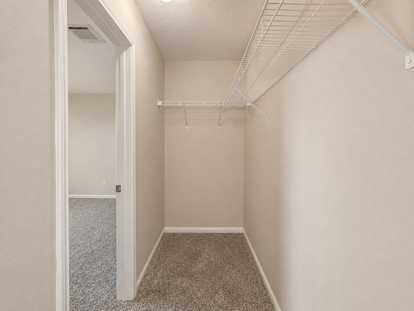 Another angle of the walk-in closet in Bedroom 4.