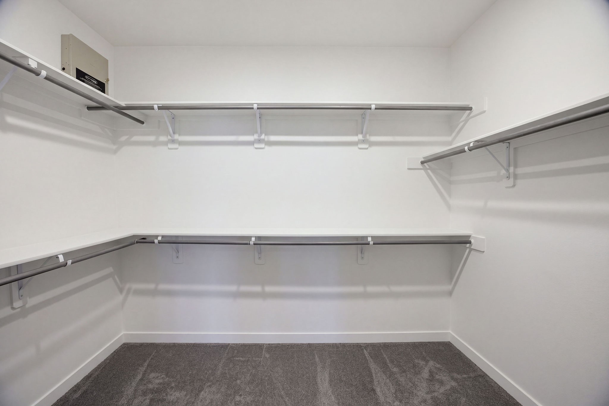 Large walk-in closet in primary