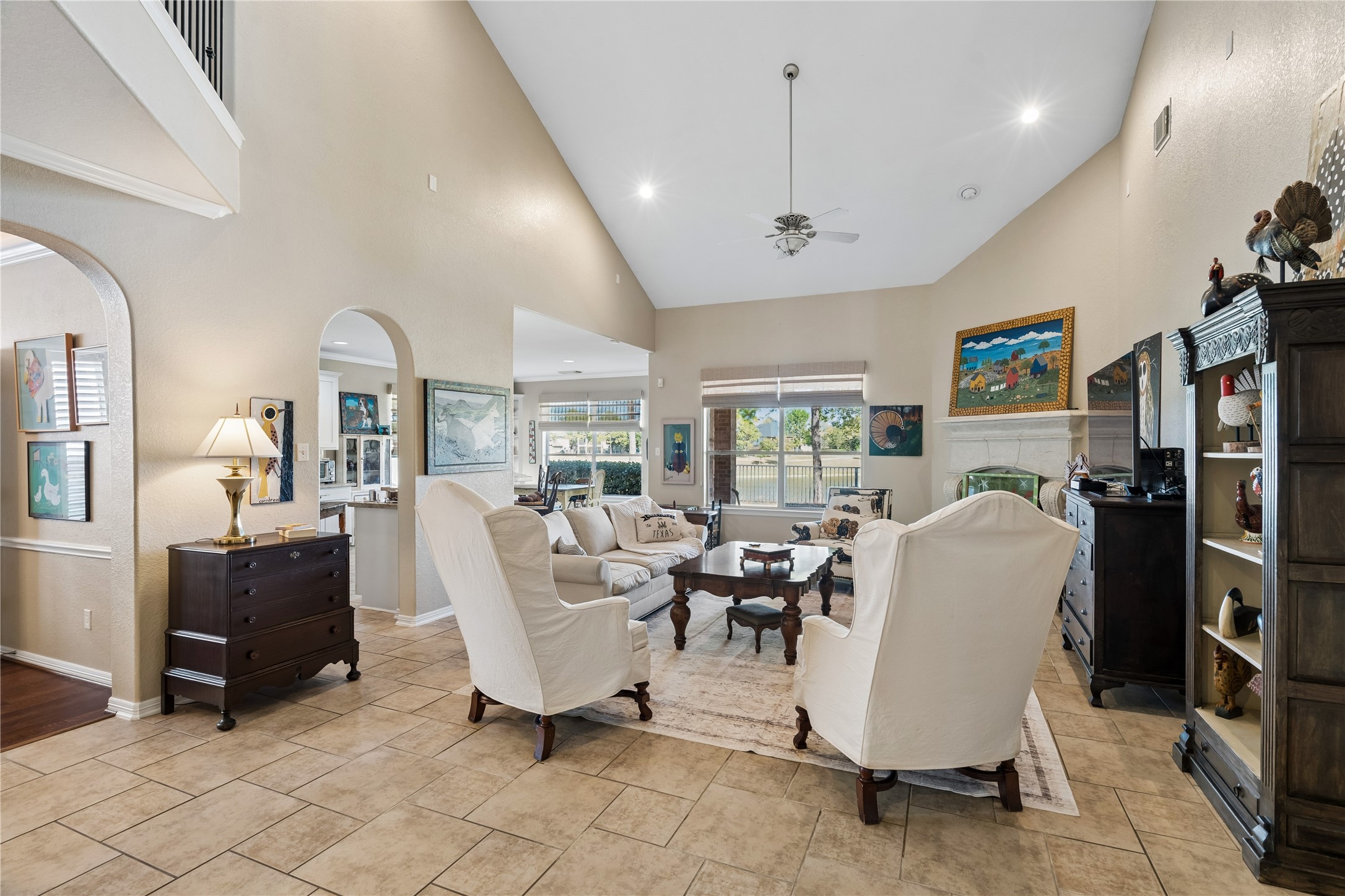 2 Story Living Area