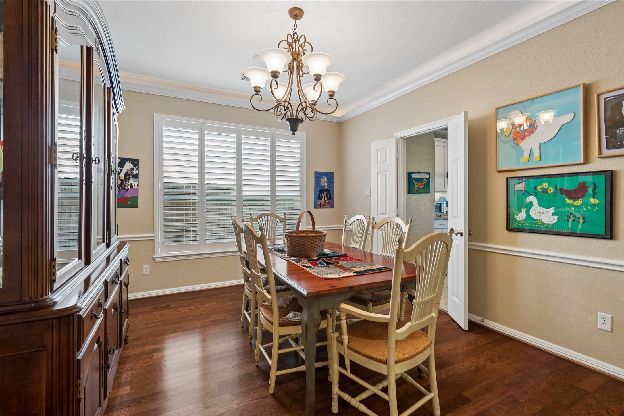Formal Dining with Door to Kitchen