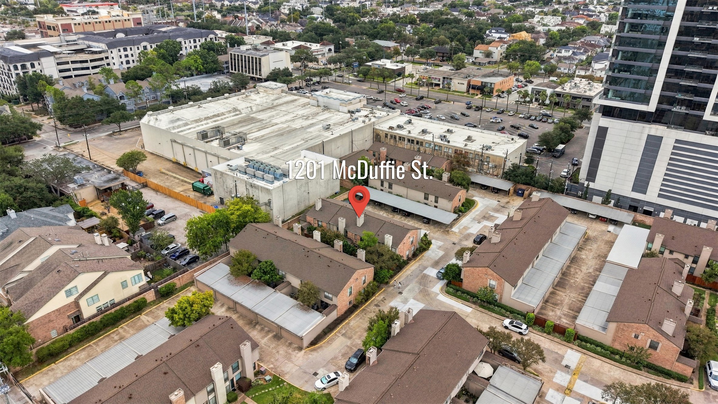 Prime urban location at 1201 McDuffie St., offering convenient access to nearby amenities, shopping centers, and vibrant city life, nestled within a charming residential area.