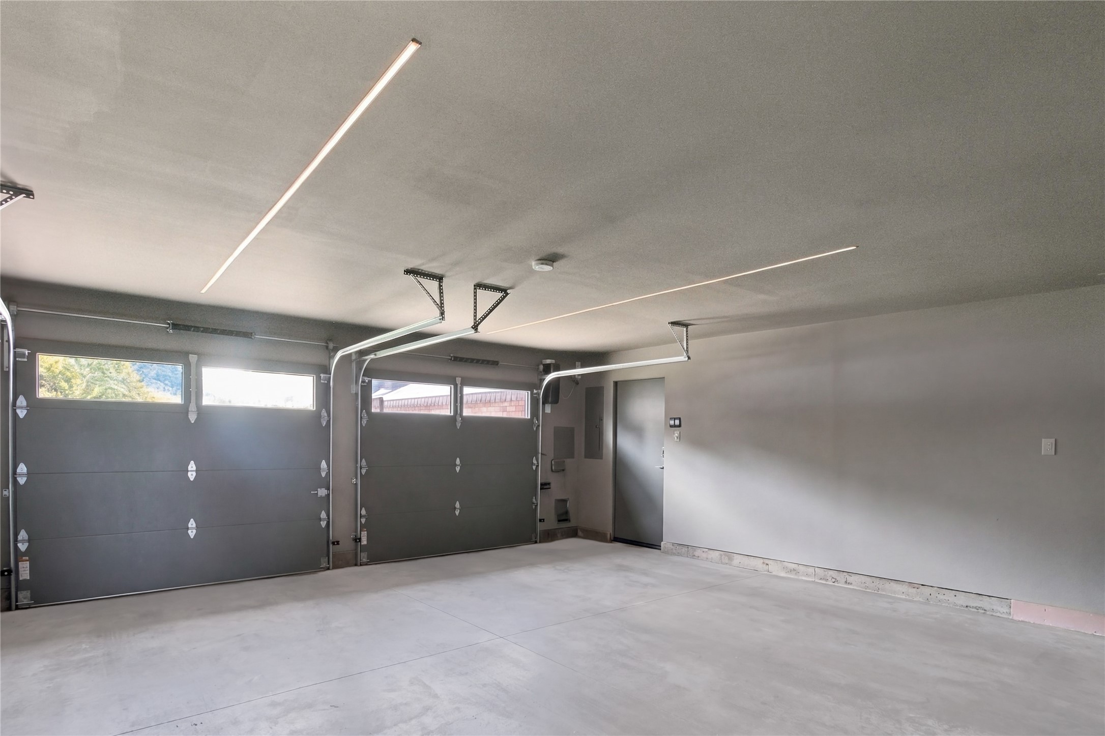 air conditioned two car garage