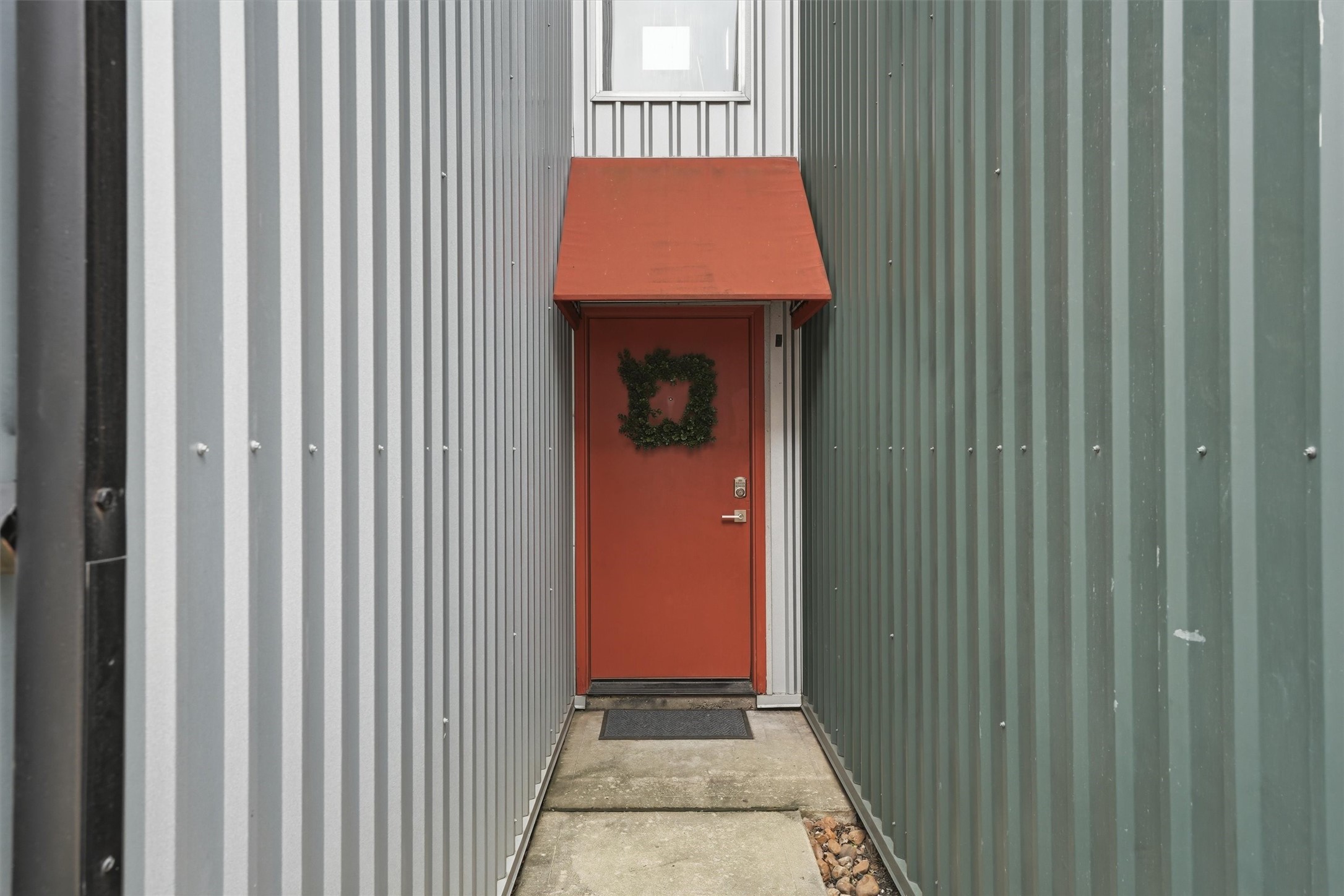 Private gated entrance