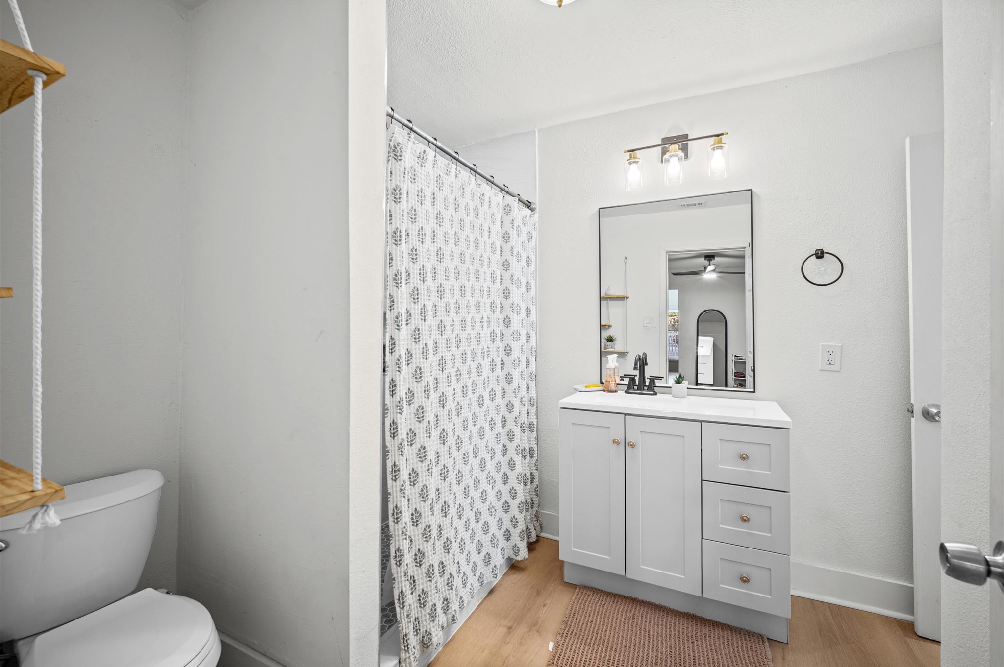 Updated bathroom.