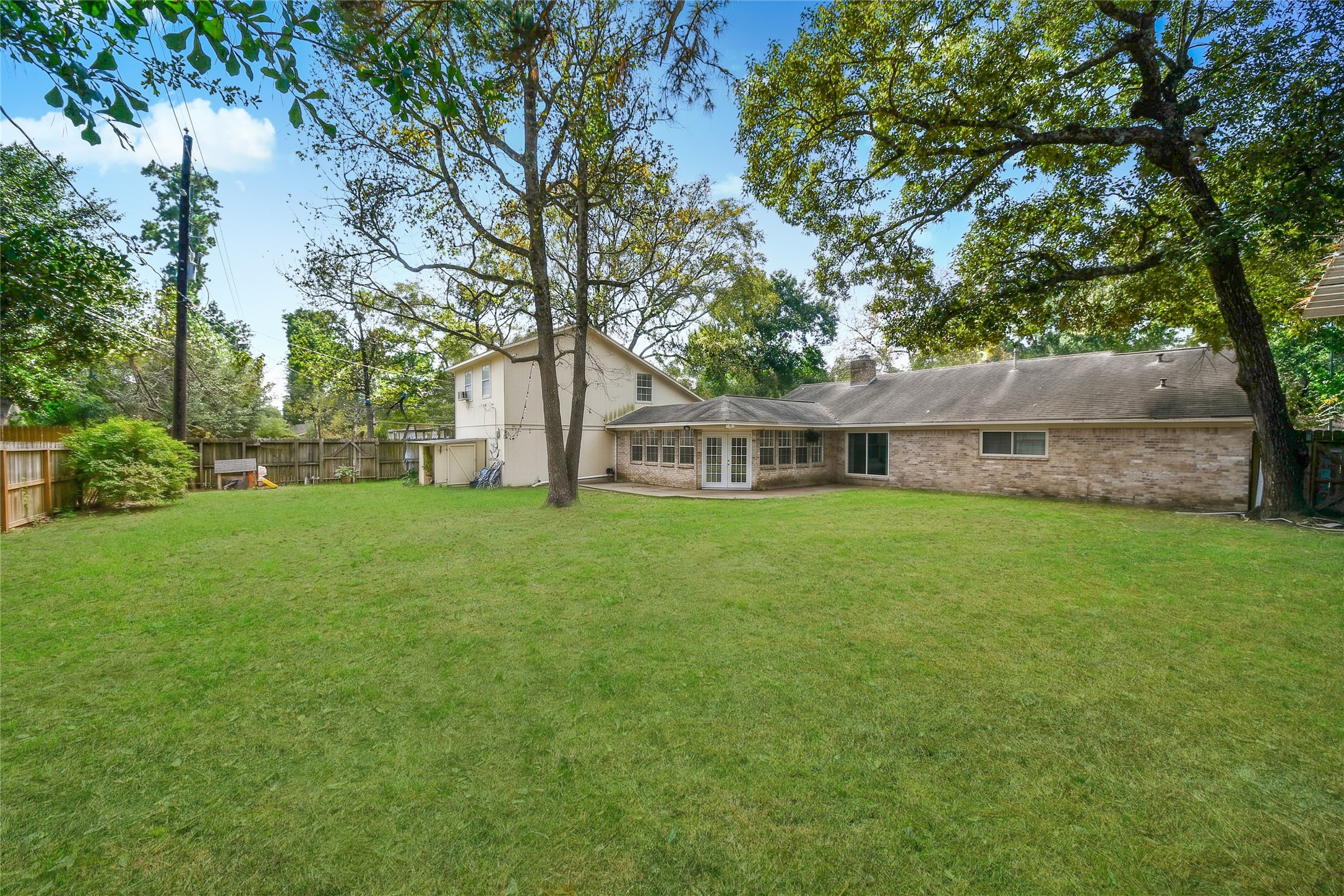 Spacious Backyard