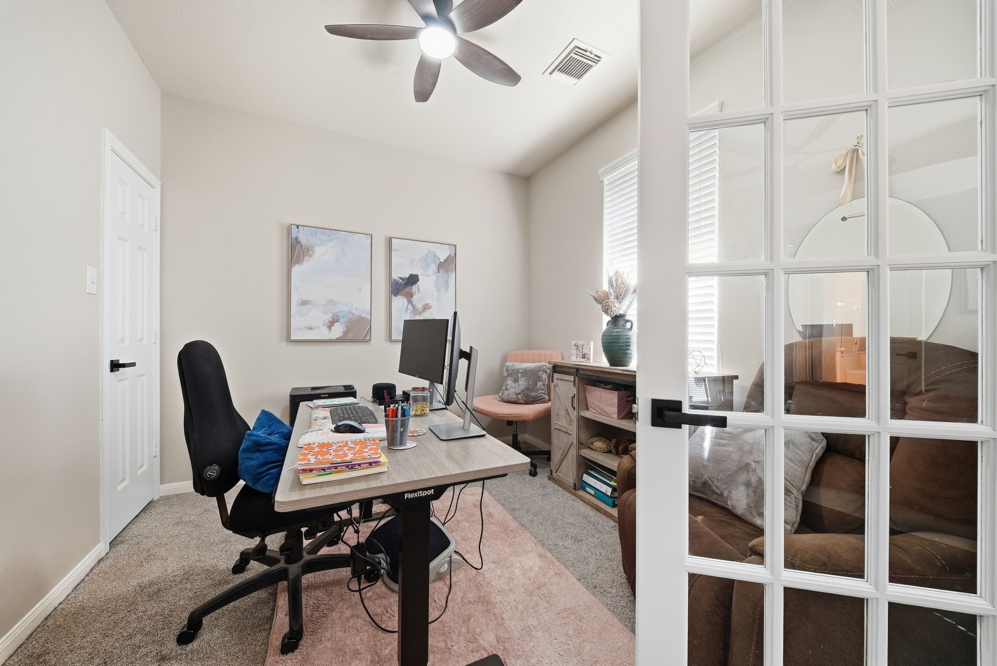 A perfect work from home set up