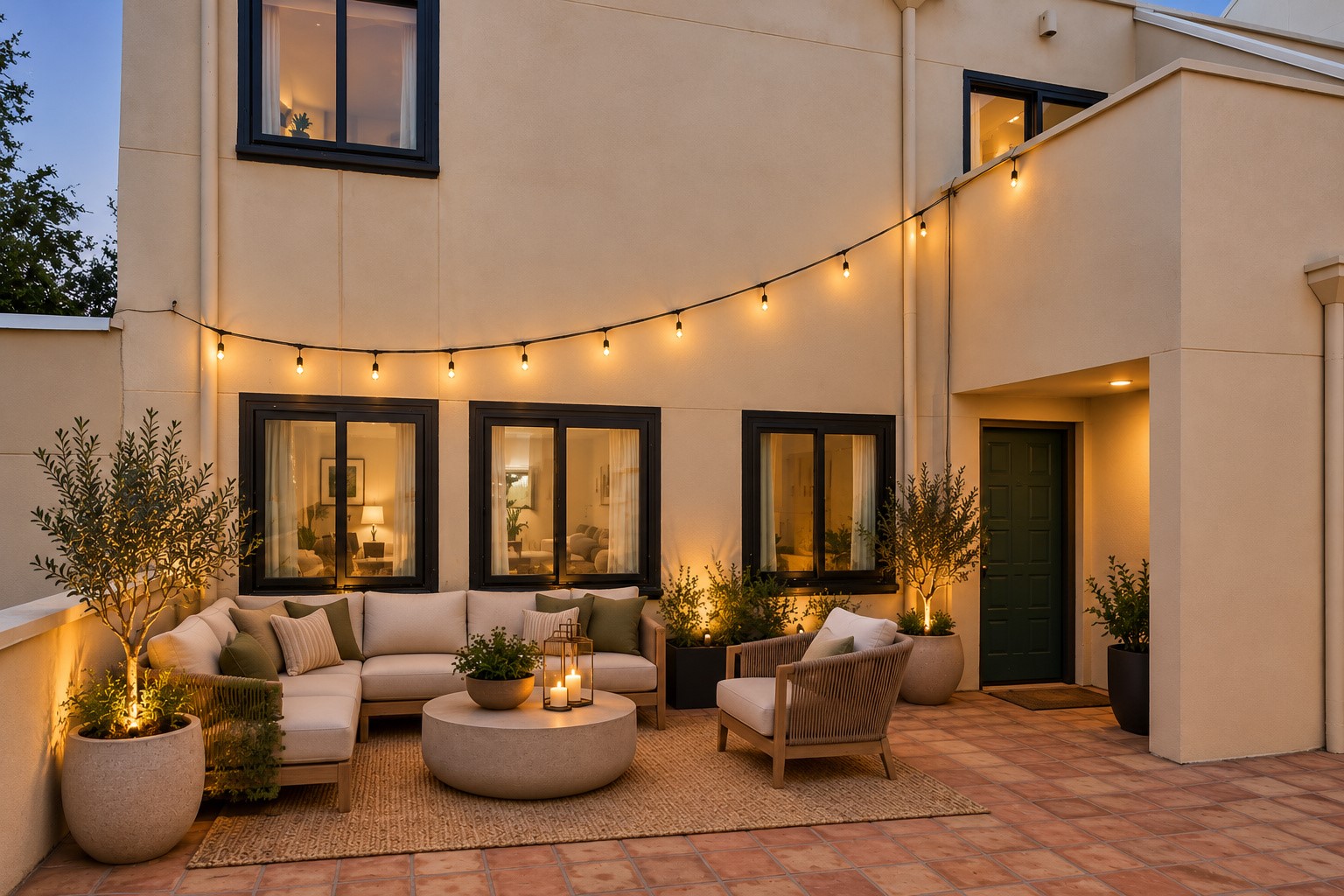 Virtually Staged to show off this awesome patio! Perfect for patio parties!