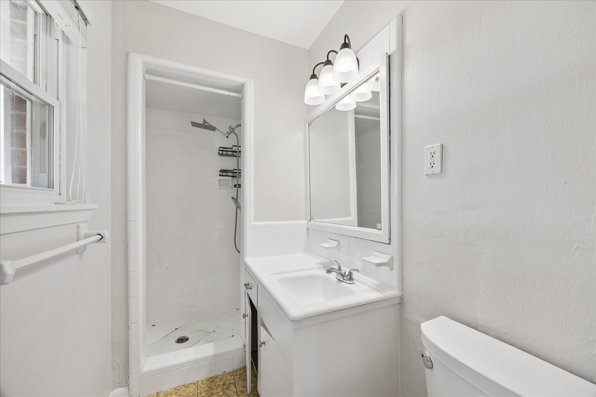 The primary bath has a stand alone shower and is en suite.