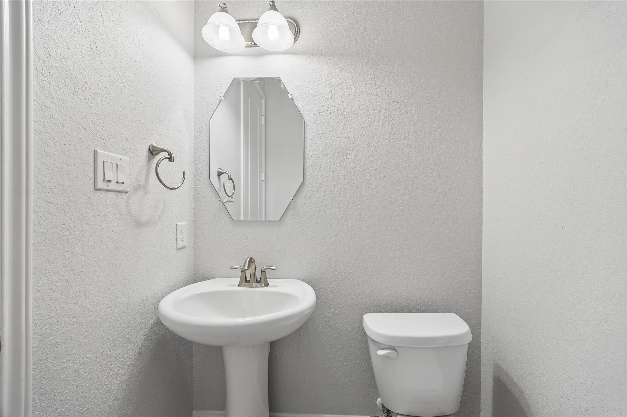 Powder Bath  Convenient first-floor half bath for guests