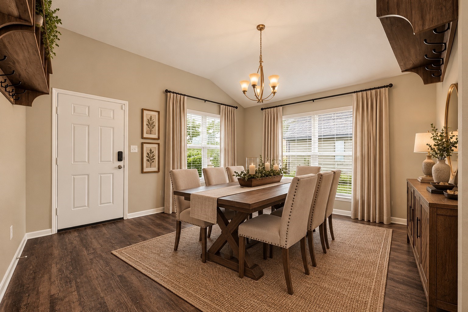 Virtually staged for your decorating imagination