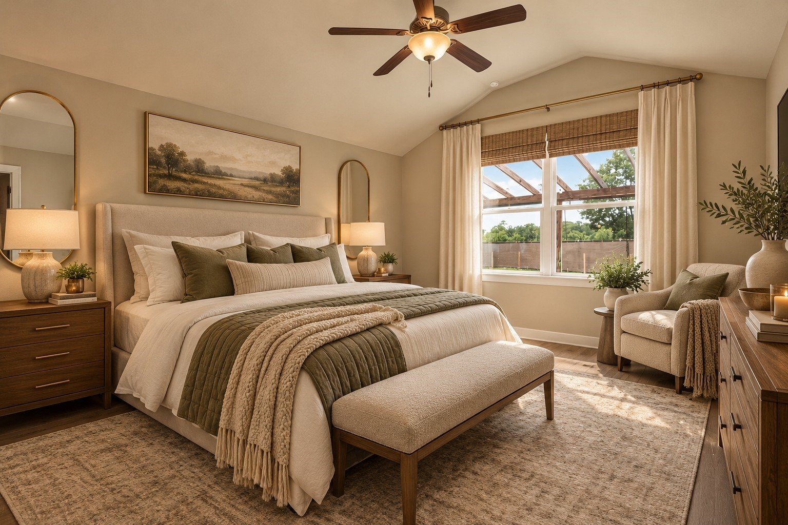 Virtually staged for your decorating imagination
