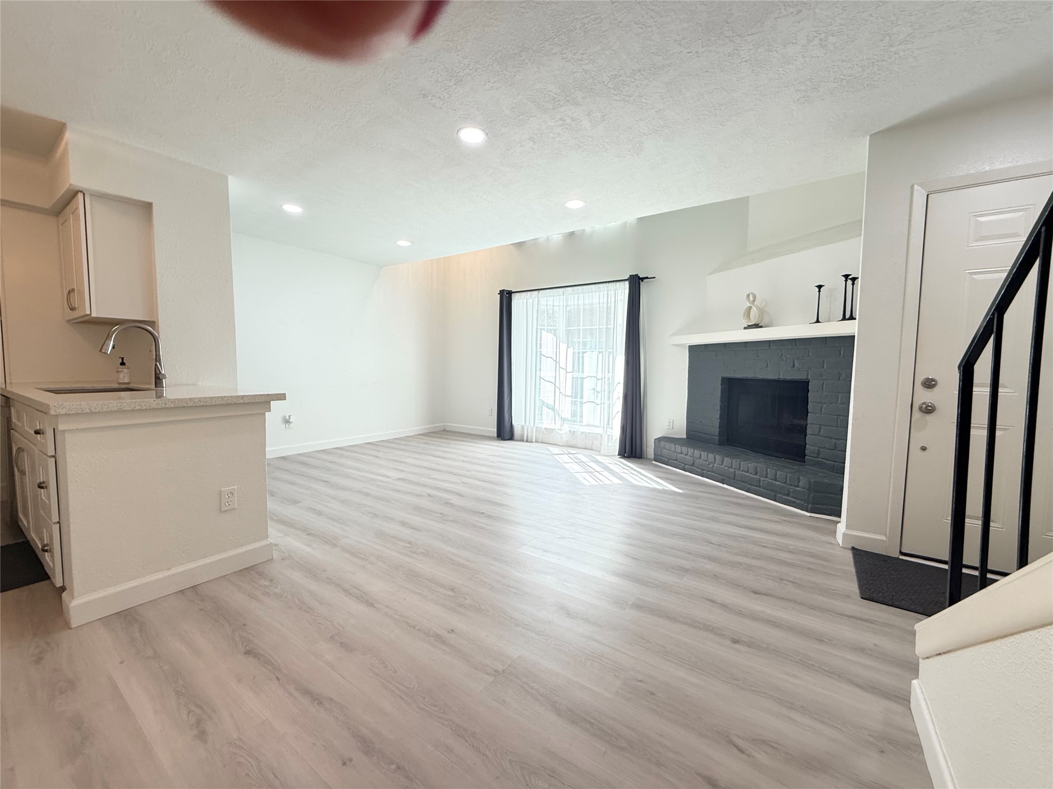 Another view of the large living room!