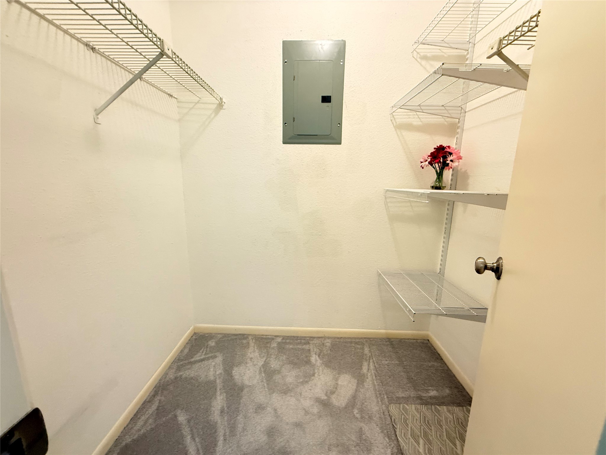 One of two master closets!