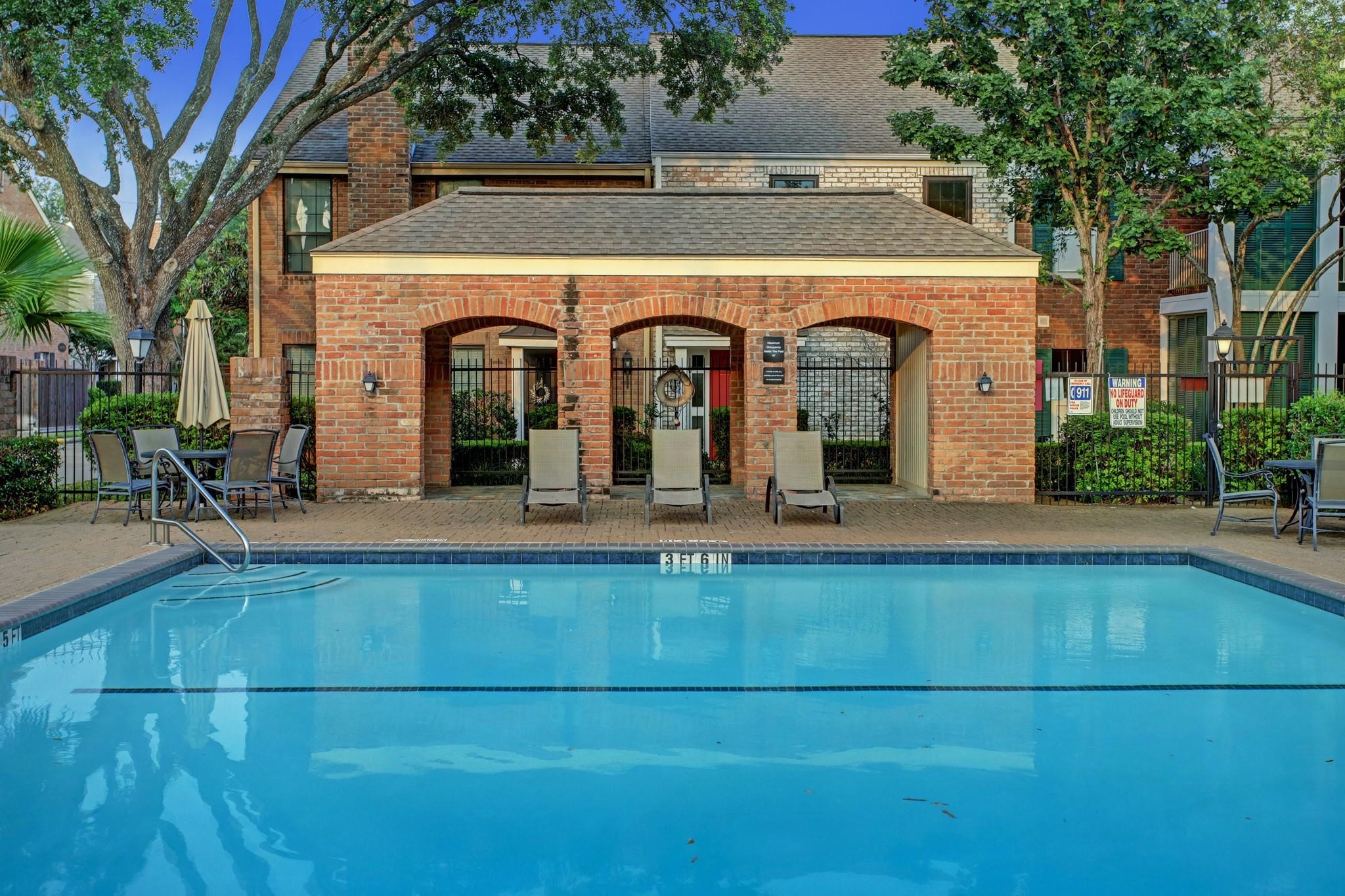 One of two pools