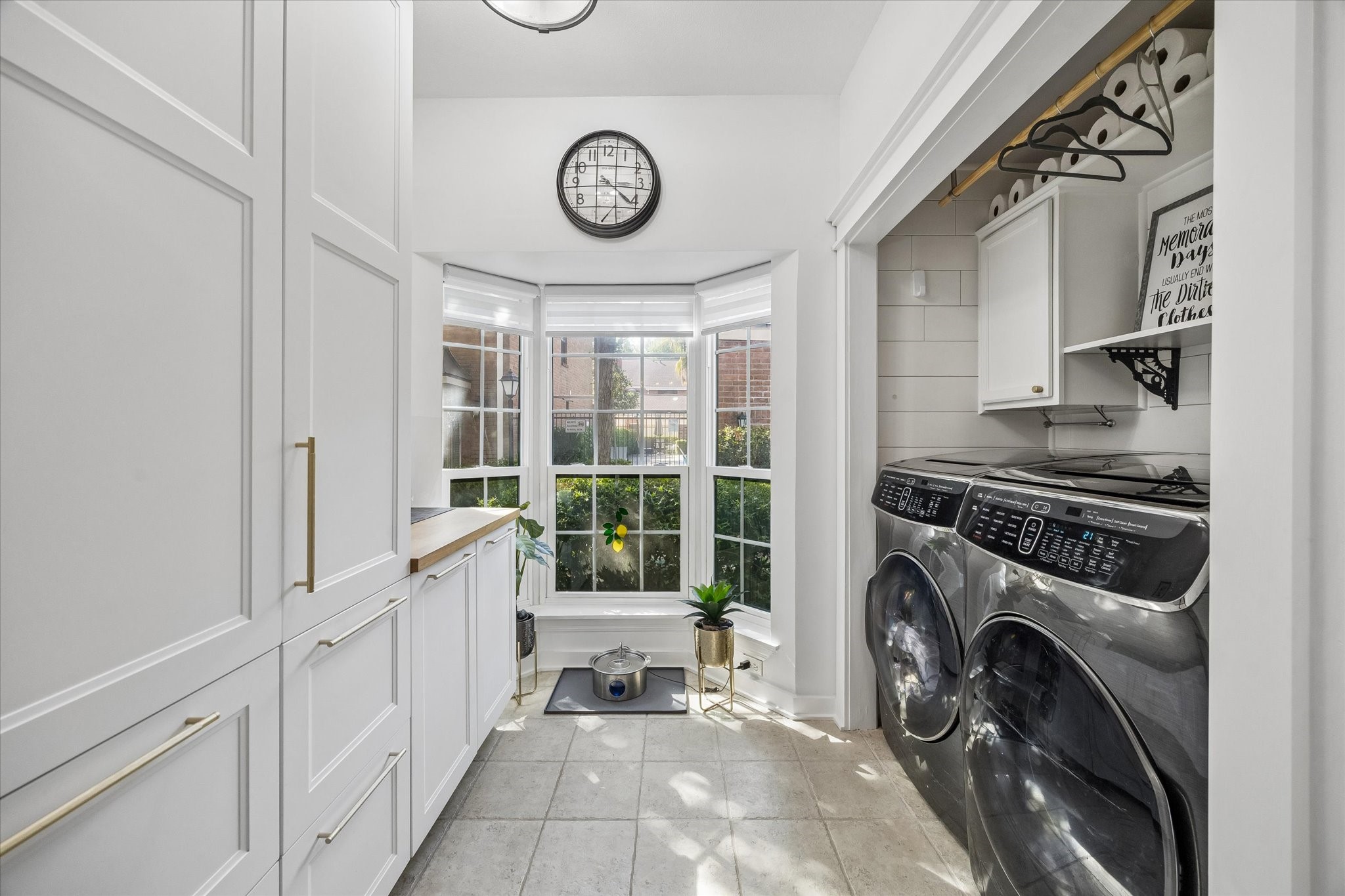 First floor laundry