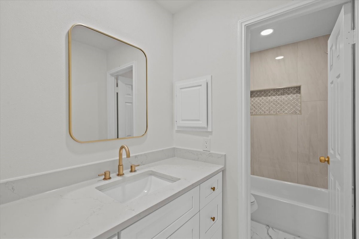 Secondary restroom upstairs