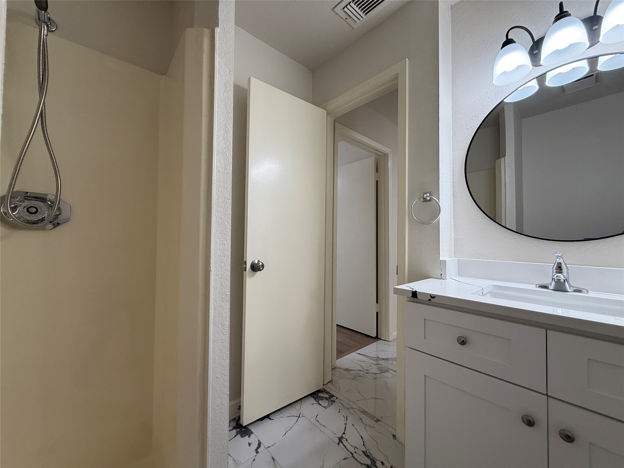 Second bathroom with shower.