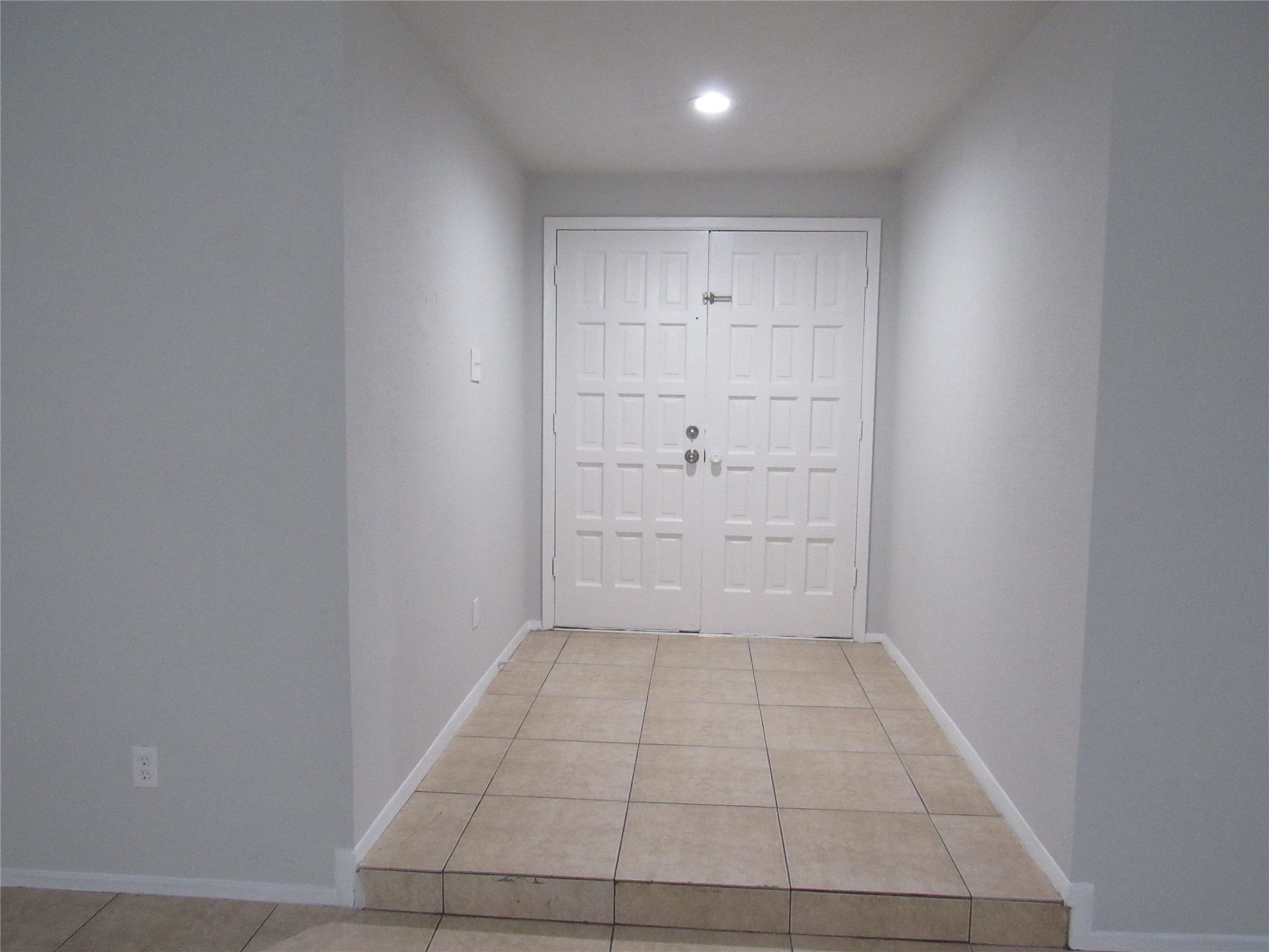 Spacious entry.