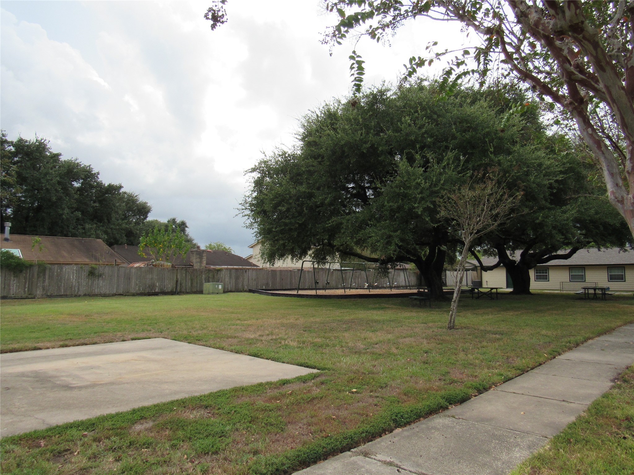 Subdivision playgrounds.