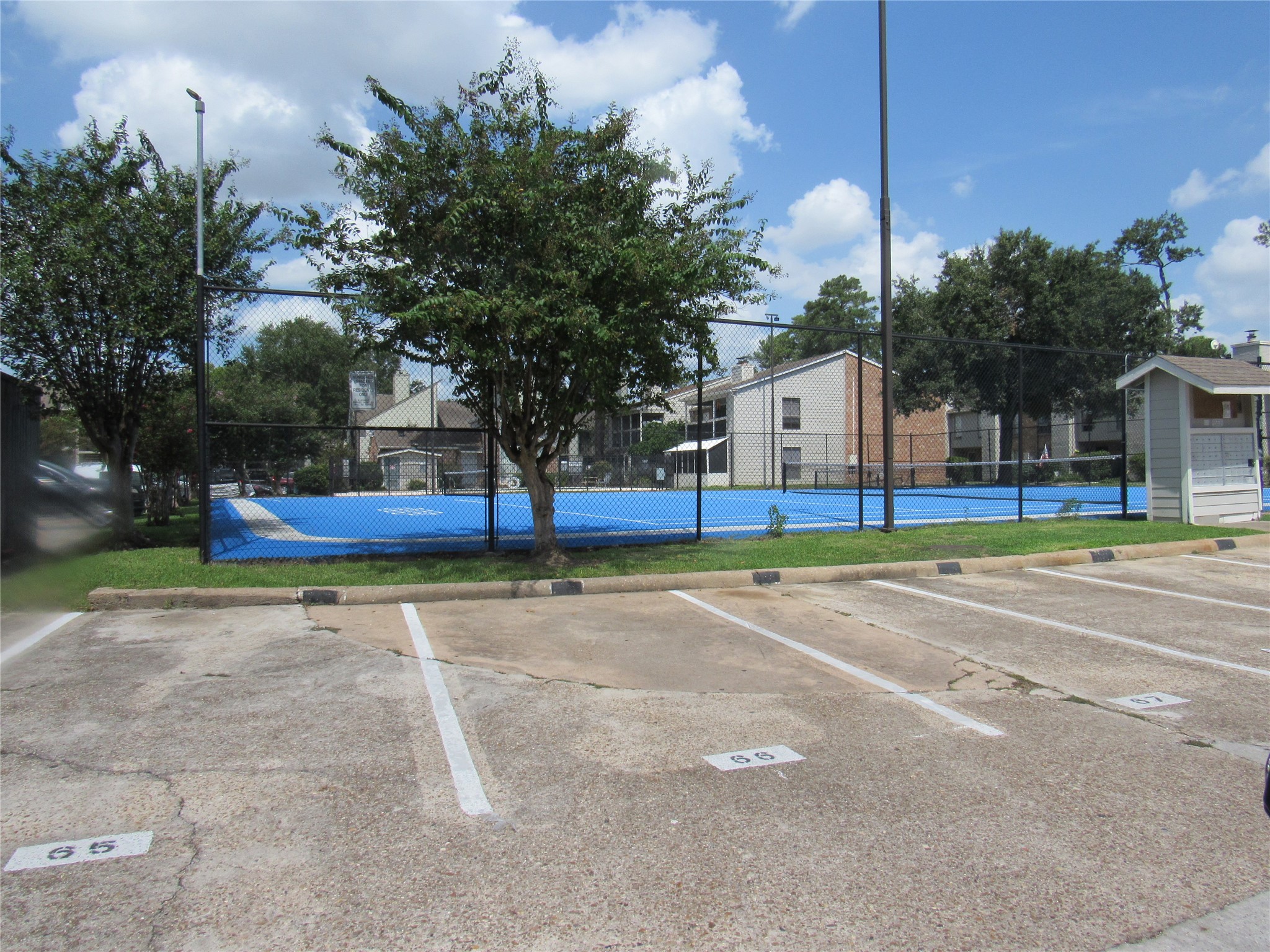 Subdivision Tennis Court.