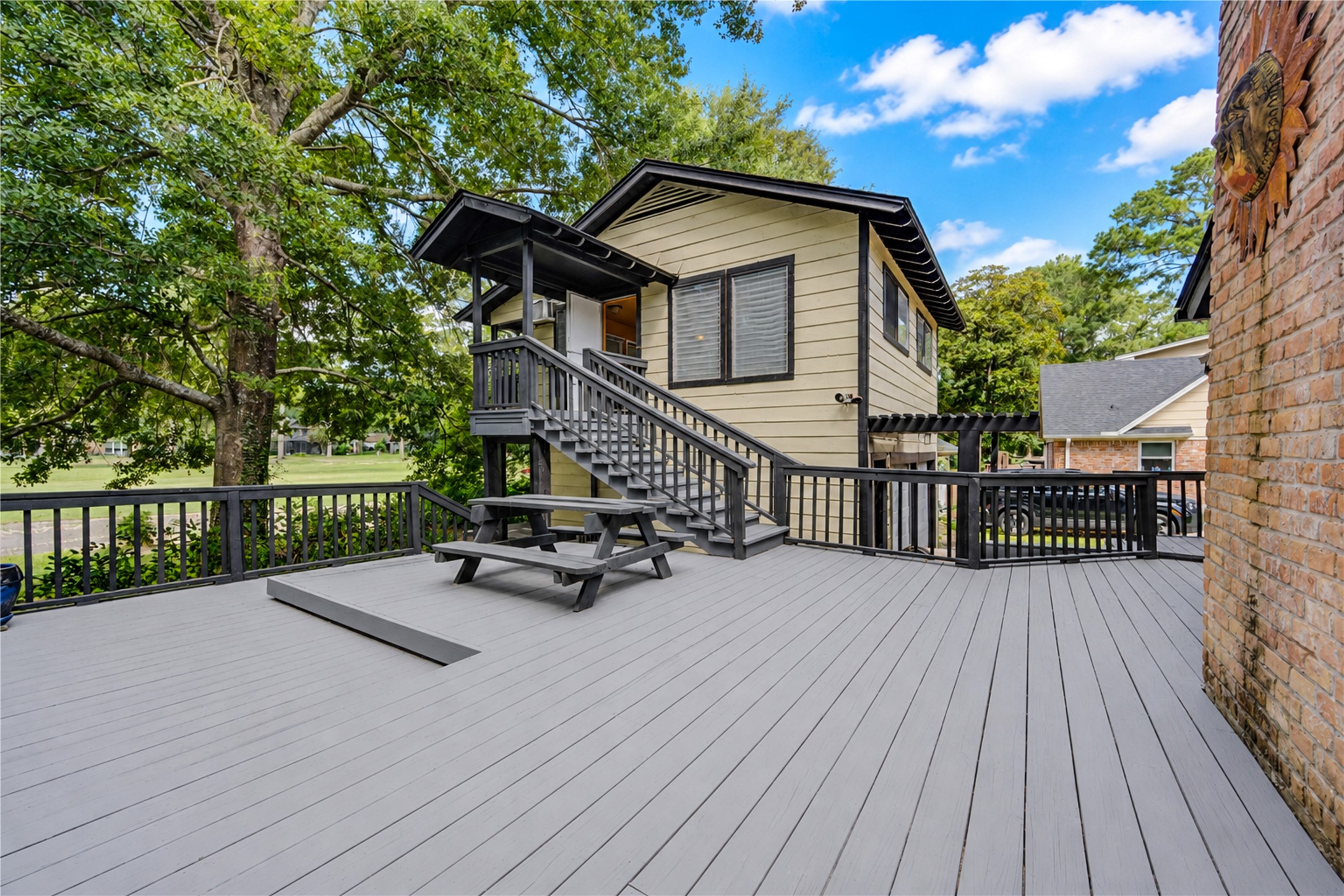 Oversized Deck with Gold Course Views