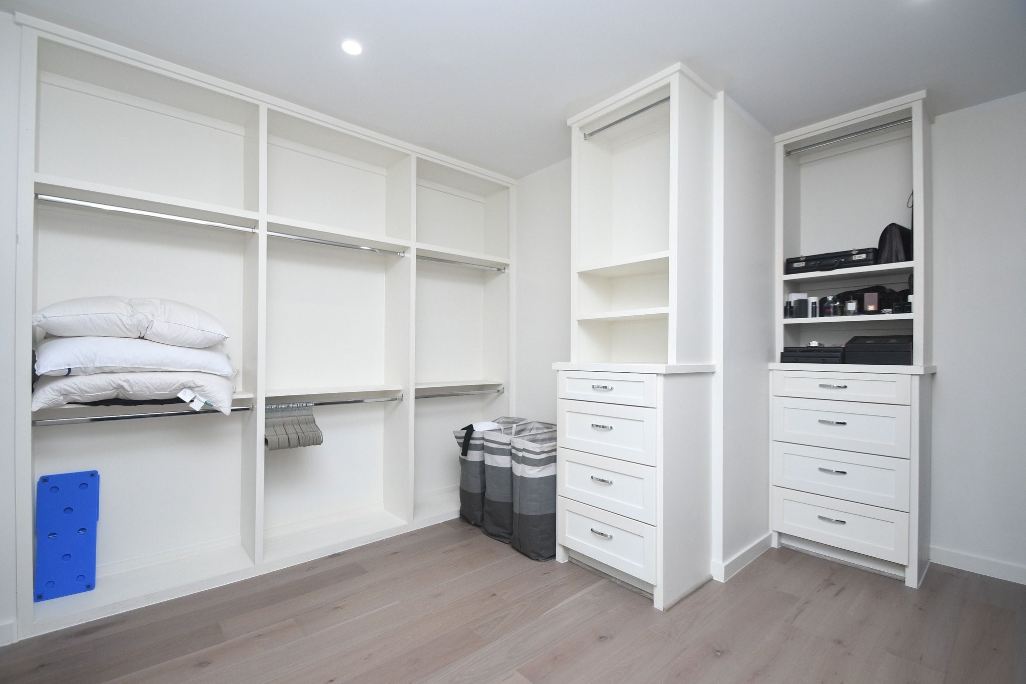 Another angle of the spacious walk in closet.