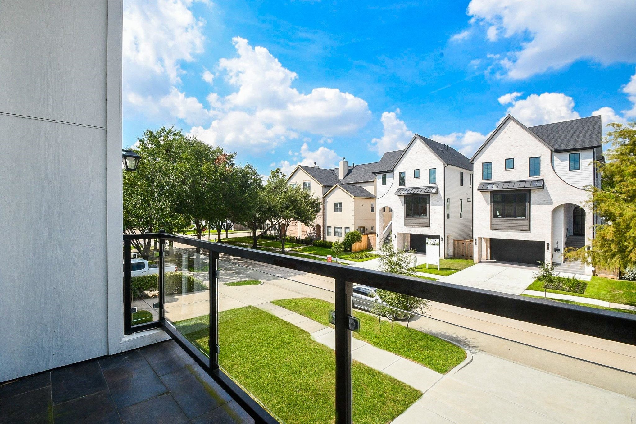 This is one private balcony view of your secure community.