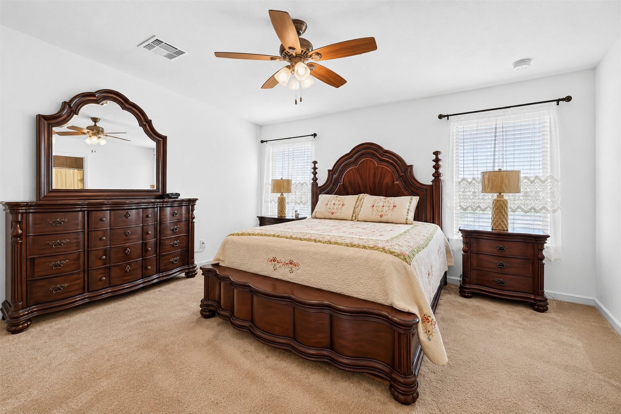 another view of primary bedroom