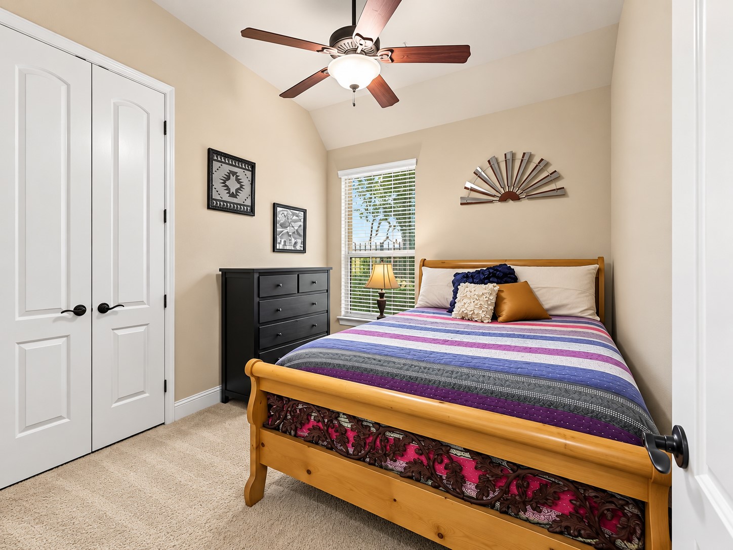 A spacious secondary bedroom offers flexibility for family members, guests, or a room tailored to your needs.

Make this space a comfortable bedroom, a creative retreat, or a welcoming room for visiting family, with a private full bath nearby.