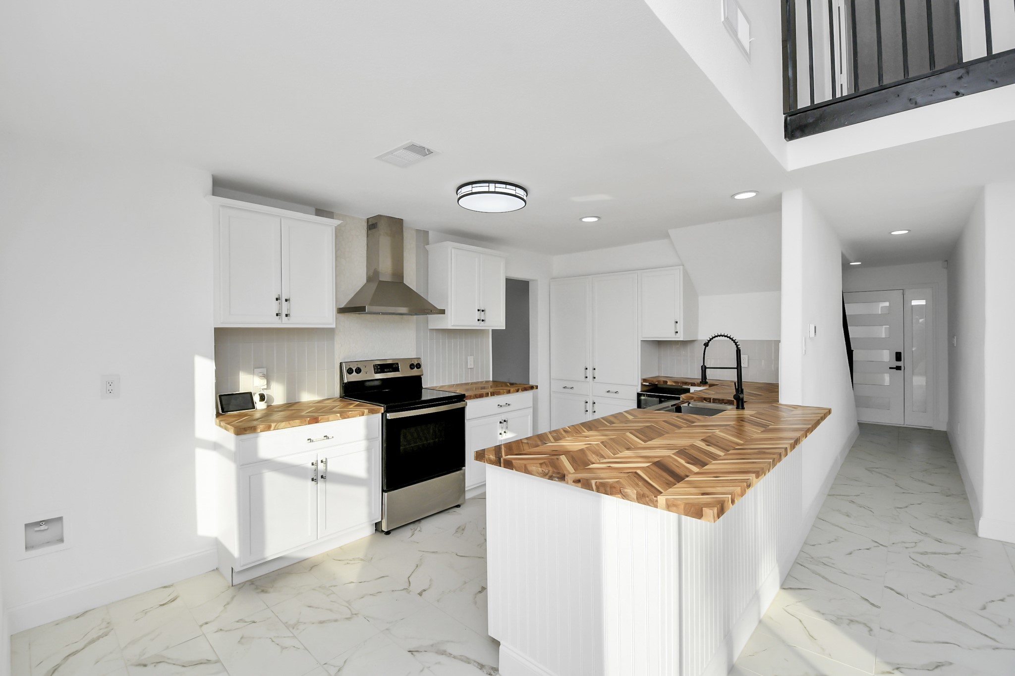 The kitchen truly serves as the heart of the home, offering a welcoming space where everyone can come together to create lasting memories.